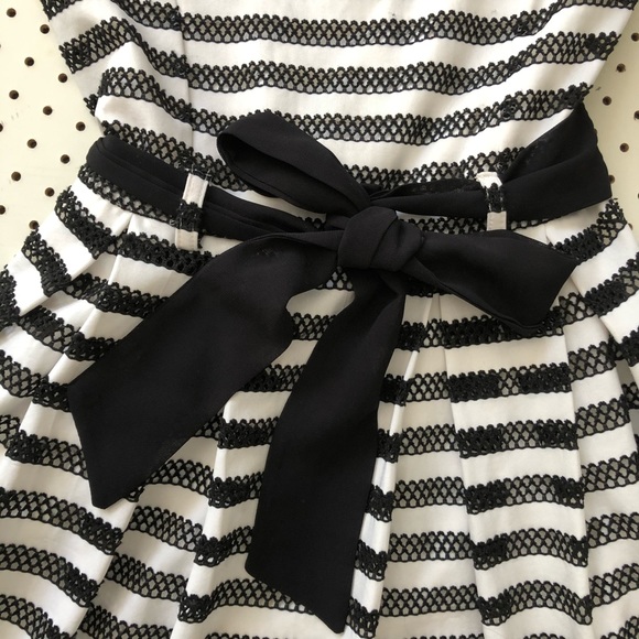 Girls size 8 ORIGAMI (Myer) Party Dress, stripe - Picture 2 of 5
